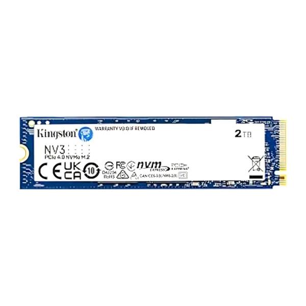 HD Interno Solido 2TB Kingston NV3 M.2 2280 Pcie GEN4 X4 6000mb/s / 5000mb/s Snv3s/2000g - Azul