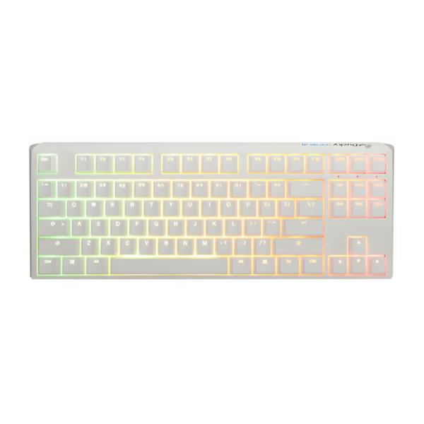 Teclado Gaming RGB Ducky One 3 Tkl Mecanico USB-C Español Switch Rojo Silencioso DKON2187ST-SESPDPWWWSC1 - Blanco
