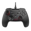 Game Pad Eagle Warrior B213P Compatible con PS3 / Pc Alambrico con Xinput y Dinput - Negro