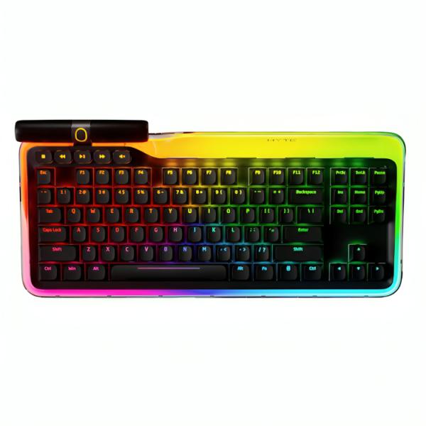 Teclado Gaming RGB Hyte Keeb Tkl Mecánico Alámbrico USB-C 2.0 KB-HYTE-KEEB - Negro