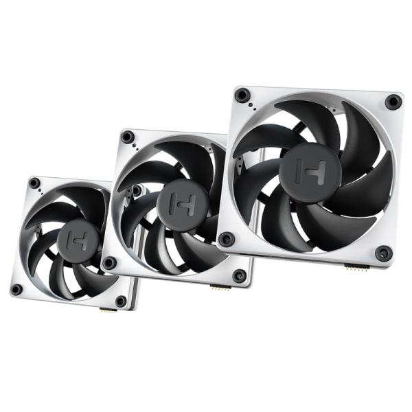 Abanico Hyte Thicc FP12 3x12cm FAN-HYTE-FP12-BW-3 - Negro / Blanco