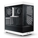 Case Gaming Hyte Y40 Mid Tower Vidrio Templado 1 Abanico Trasero y 1 Abanico con Vidrio Panorámico Lateral y Frontal CS-HYTE-Y40-BW - Negro/blanco