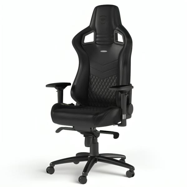 Silla Gaming Noblechairs Epic Cuero Autentico NBL-RL-BLA-001 - Negro