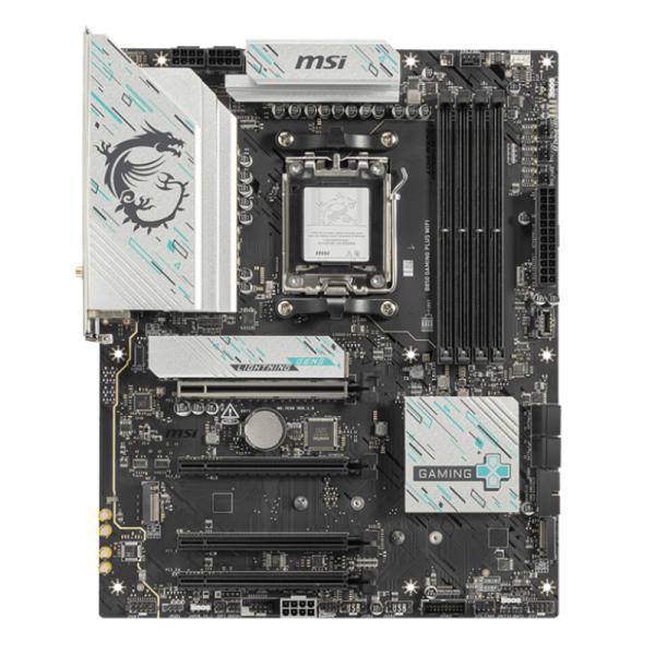 Tarjeta Madre Msi B850 Gaming Plus WIFI AM5 Atx DDR5 911-7E56-001 Negro / Blanco - Negro / Blanco