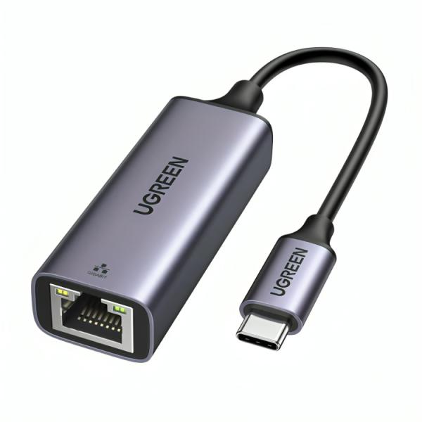 Adaptador Ugreen CM199 USB-C a Ethernet 10/100/1000mbps 50737 - Gris