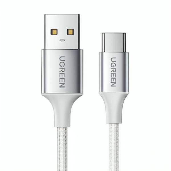 Cable Ugreen US288 USB-A 2.0 a USB-C 1M 60131 - Blanco