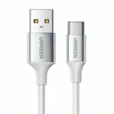 Cable Ugreen US288 USB-A 2.0 a USB-C 1M 60131 - Blanco