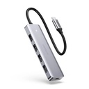 Hub Ugreen CM219 USB-C 4 Puertos USB 3.0 70336 - Gris