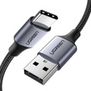 Cable Ugreen US288 USB-A a USB-C 3A 1M Carga Rapida 60126 - Negro