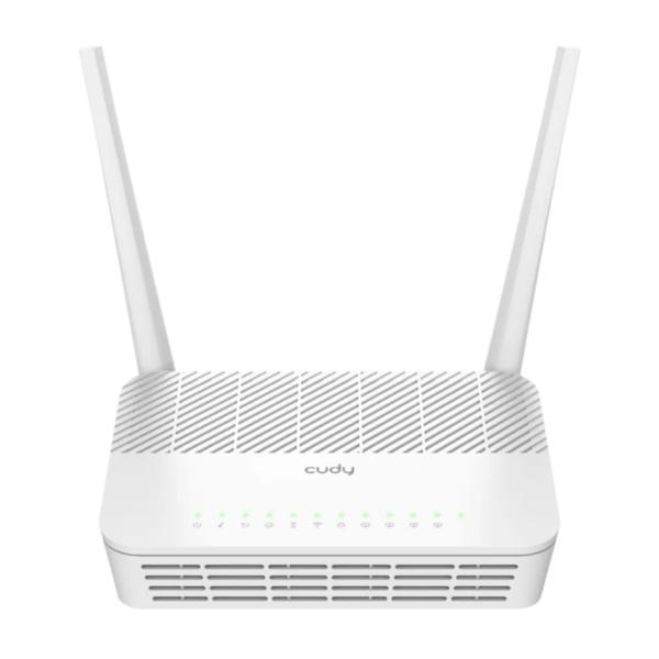 Router Cudy GP1200 1.0 WI-FI 5GHZ AC1200 Gpon/epon Dual/ Easymesh 2 Antenas Fijas - Blanco