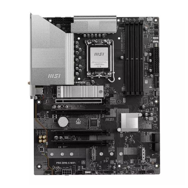 Tarjeta Madre Msi PRO Z890-S WIFI LGA1851 Atx DDR5 911-7E54-001 - Negro / Blanco