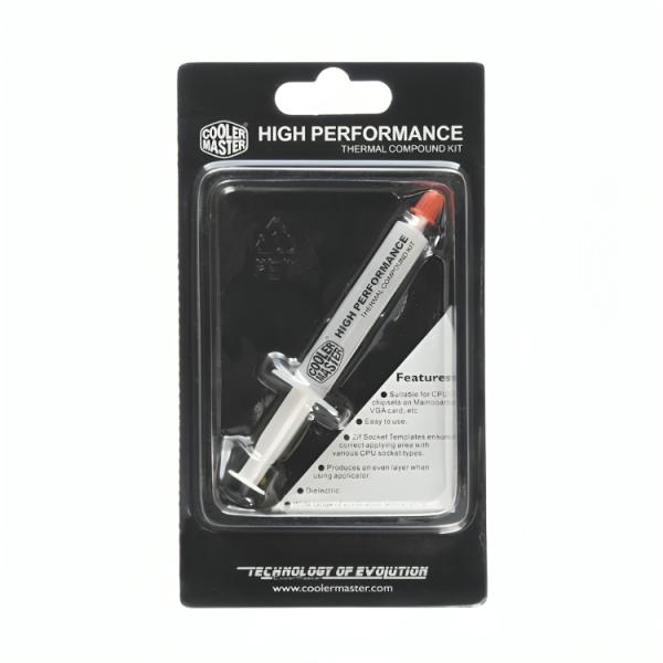 Pasta Térmica Cooler Master High Performance Htk 002 0.8w/m K Cpu/gpu Nf Na HTK-002-U1 - Blanco