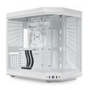 Case Gaming Hyte Y70 Mid Tower Sin Ventilación con Vidrio Frontal y Lateral CS-HYTE-Y70-WW - Blanco