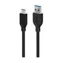 Cable Genius USB-C a USB-A ACC-A2CC-3A de 1.5 Metros 32590007401 - Negro