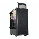 Case Gaming X-LION H8-675 E010-164 Panel Lateral de Vidrio Temperado + 2X USB 2.0 + USB 3.0 + Audio HD + 3X Abanico RGB - Negro