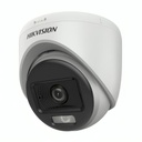 Cámara Turret Hikvision Ds-2ce70kf0t-lpfs(2.8mm)(o-std) 3K Smart Hybrid Light Colorvu Ir y Luz Blanca Hasta 20 M 327800901 - Blanco