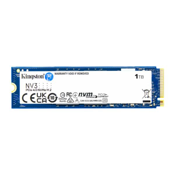 Kingston NV3 SSD 1TB PCIe Gen4 M.2 NVMe