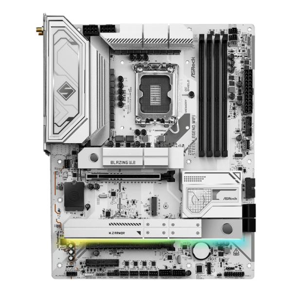 Tarjeta Madre Asrock Z890 Steel Legend WIFI Lga 1851 Atx DDR5 - Blanco / Negro