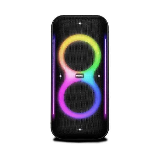Parlante RGB Moonki Bossa MAX MW-PB320 100W Bluetooth - Negro