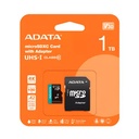 Memoria Micro SDXC ADATA 1TB Clase 10 U3 V30 A2 4K