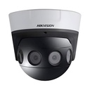 Camara de Seguridad Panorámica Hikvision DS-2CD6944G0-IHS 16 Mp Panovu 180° con 4 Lentes Fijos Alcance Ir Hasta 20 M Audio Bidireccional - Blanco