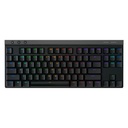Teclado Gaming RGB Logitech G515 Lightspeed Tkl Mecánico Inalámbrico Bluetooth Inglés 920-012423 - Negro