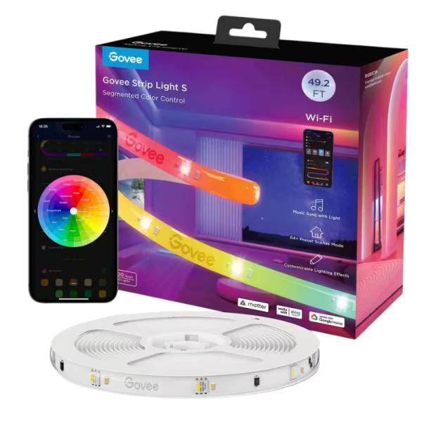 Govee H612a Basic WIFI Rgbic + Bluetooth LED Strip 5M H612aad110m