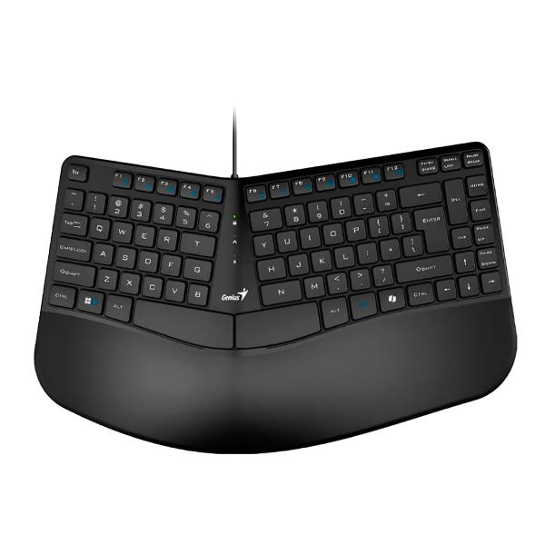 Teclado Genius Ergo KB-700 Membrana Alámbrico USB Español 31310053401 - Negro