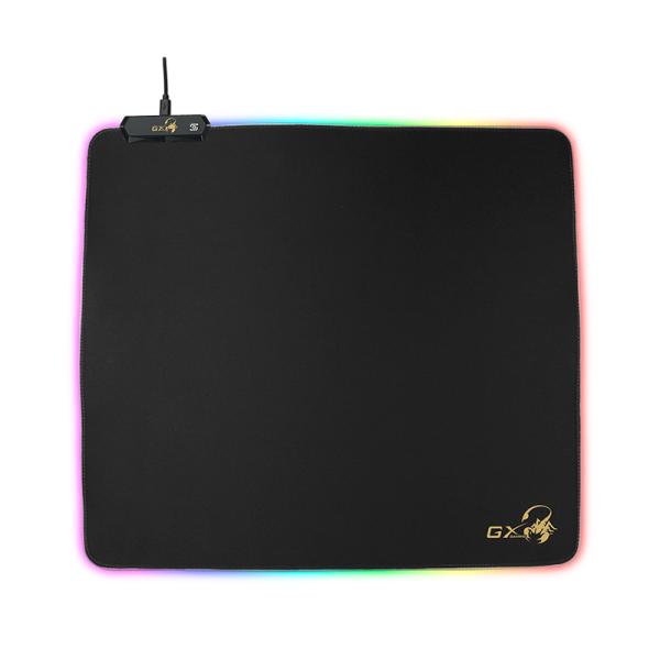 Mouse Pad Gaming RGB Genius RS2 GX-PAD 500S 45x40cm Goma 31250004400 - Negro