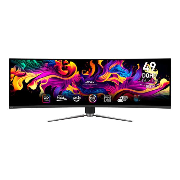 Monitor MSI MPG 491CQP QD-OLED Curvo 49" 144Hz 0.03ms