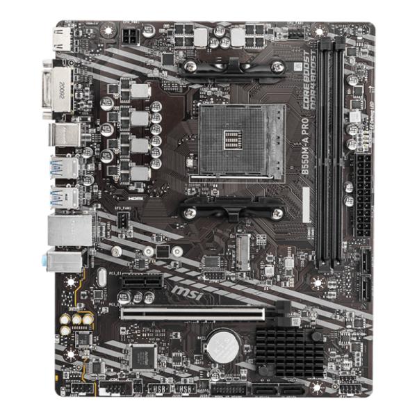Tarjeta Madre Msi B550M-A PRO AM4 MICRO-ATX DDR4 911-7C12-040 - Negro