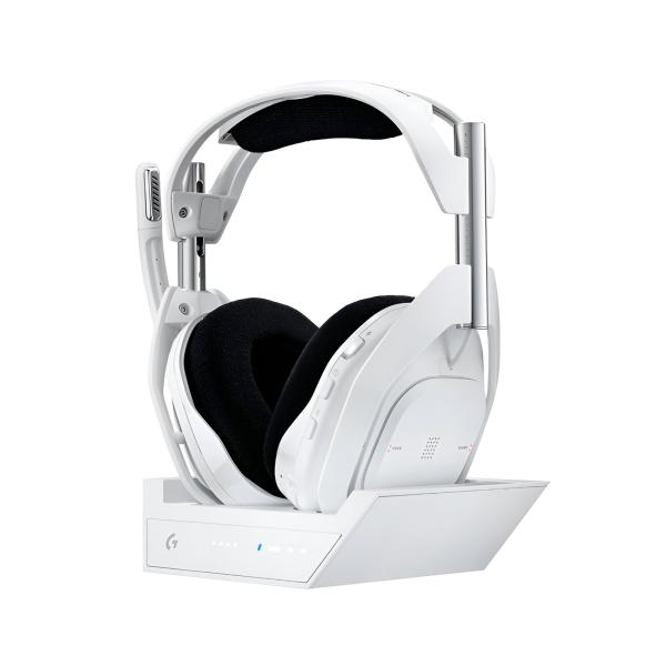 Headset Gaming Logitech A50 X Lightspeed Inalámbrico Bluetooth + Base Station 939-002132 - Blanco