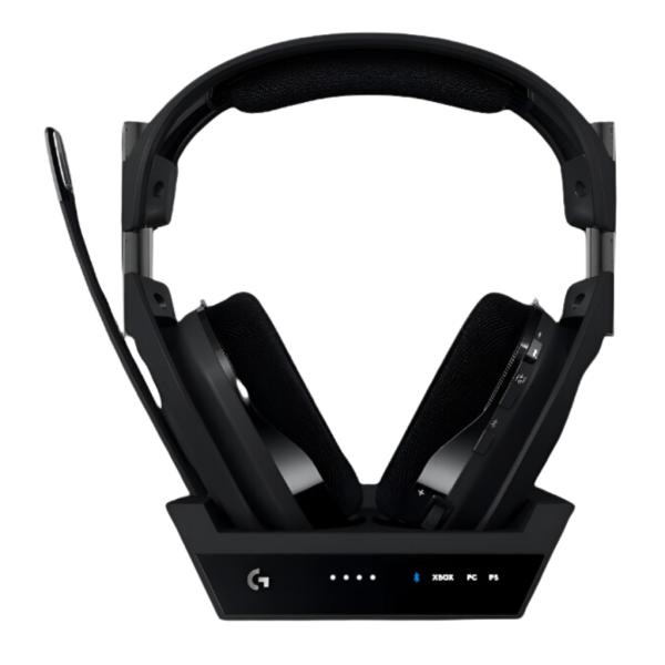 Headset Gaming Logitech A50 X Lightspeed Inalámbrico Bluetooth + Base Station 939-002126 - Negro