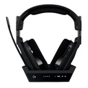 Headset Gaming Logitech A50 X Lightspeed Inalámbrico Bluetooth + Base Station 939-002126 - Negro