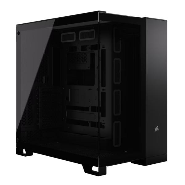 Case Gaming RGB Corsair 6500X Mid Tower Sin Ventilación Incluida CC-9011257-WW - Negro
