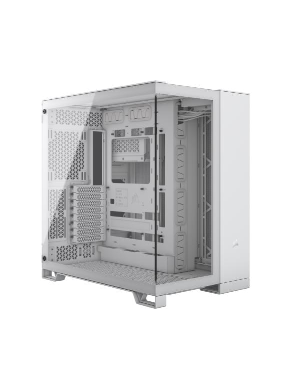 Case Gaming RGB Corsair 6500X Mid Tower Sin Ventilación Incluida CC-9011258-WW - Blanco
