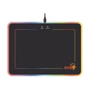 Mouse Pad Gaming RGB Genius GX-PAD 600H 35x25cm Goma 31250006400 - Negro