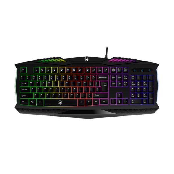 Teclado Gaming RGB Genius Scorpion K220 Membrana Alámbrico USB Español 31310475101 - Negro