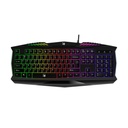 Teclado Gaming RGB Genius Scorpion K220 Membrana Alámbrico USB Español 31310475101 - Negro