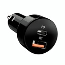 Genius Cargador para Carro PD-36AC-CAR 36W Black