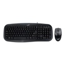 Teclado y Mouse Genius Smart KM-200 Alámbrico USB Español 31330003401 - Negro