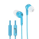 Audifono Genius HS-M320 Alámbrico 3.5mm 31710005414 - Azul