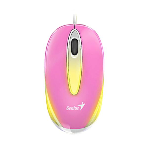 Mouse Genius RS2 DX-MINI Alámbrico USB 1200 Dpi 31010025403 - Rosado