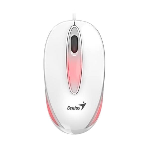 Mouse Genius RS2 DX-MINI Alámbrico USB 1200 Dpi 31010025401 - Blanco