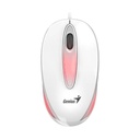 Mouse Genius RS2 DX-MINI Alámbrico USB 1200 Dpi 31010025401 - Blanco