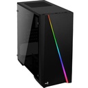 Case Gaming RGB Aerocool Cylon Mini Mini Tower Ventilador 1 de 80MM con Vidrio Lateral Accm-pv12013.11 - Negro