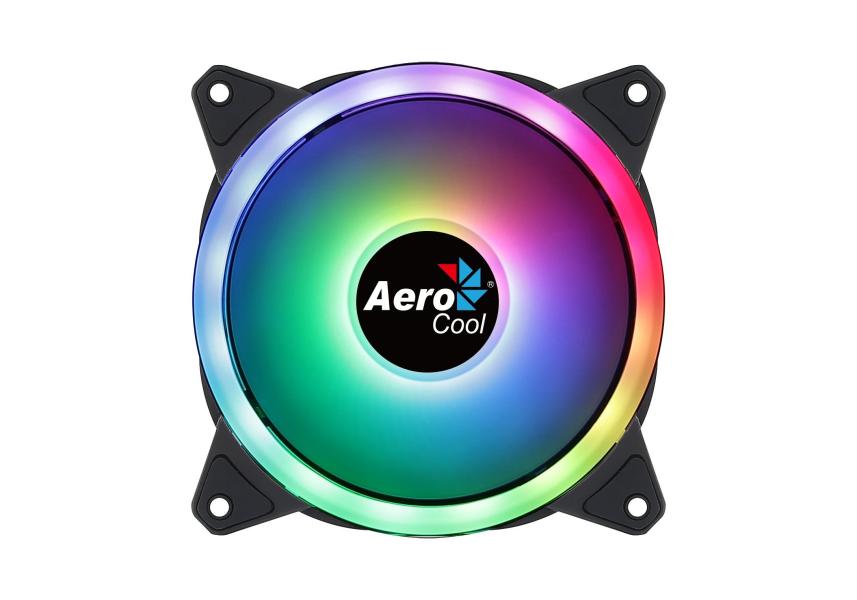 Abanico Aerocool Duo 12 Argb 1x12cm Acf3-du10217.11 - Negro