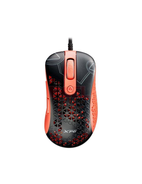 Mouse Gaming RGB Adata Xpg Slingshot Alámbrico USB 12000 Dpi Slingshot-bk/ogcww - Negro / Naranja