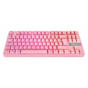 Teclado Gaming RGB Eagle Warrior Kgy282u0001c Tkl Mecánico Alámbrico Español - Rosado