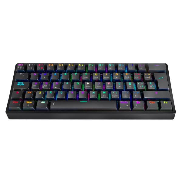 Teclado Eagle Warrior Kgy182u0003c 60% Mecanico RGB Español